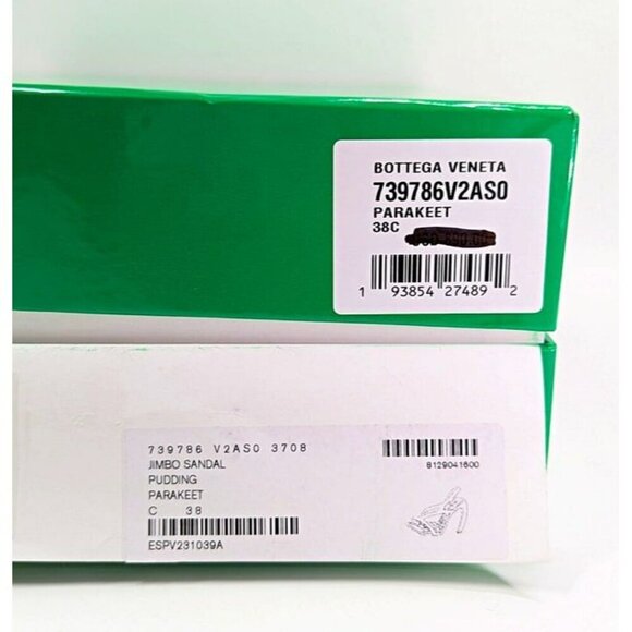 Bottega Veneta Jimbo Women's Slingback Rubber Heeled Sandals Size 38 (MSRP $890) - Picture 12 of 12